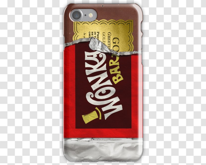 Wonka Bar The Willy Candy Company Chocolate IPhone 8 Transparent PNG
