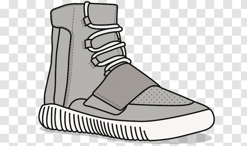 Adidas Yeezy Clip Art - Cross Training Shoe Transparent PNG