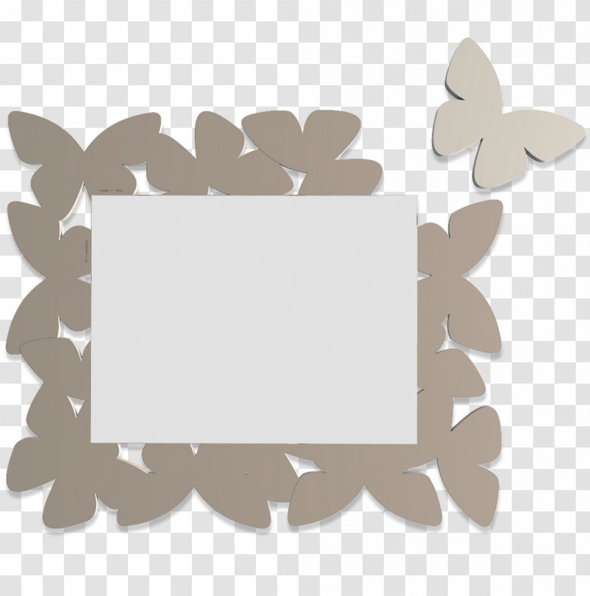 Mirror Parede Arredamento Butterfly - The In Transparent PNG