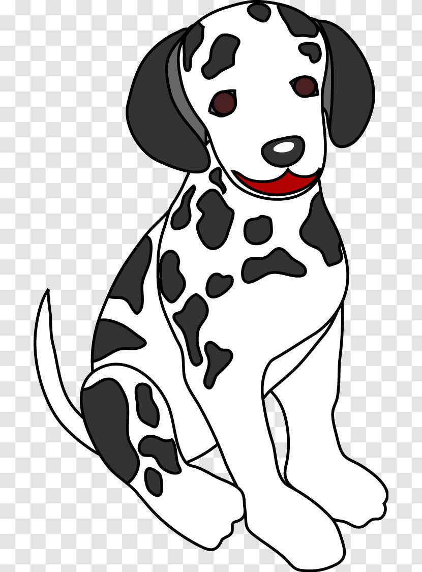 Dalmatian Dog Puppy Breed Companion Clip Art - White Transparent PNG