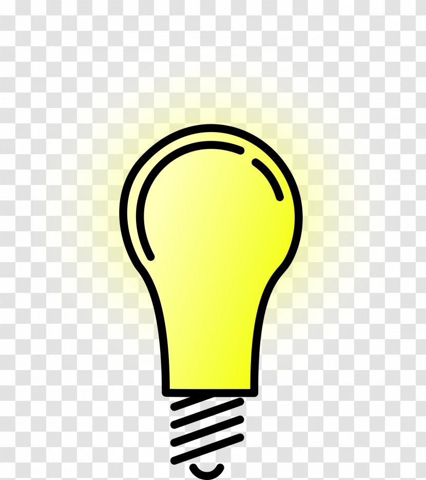 Incandescent Light Bulb Lamp Clip Art - Compact Fluorescent Transparent PNG