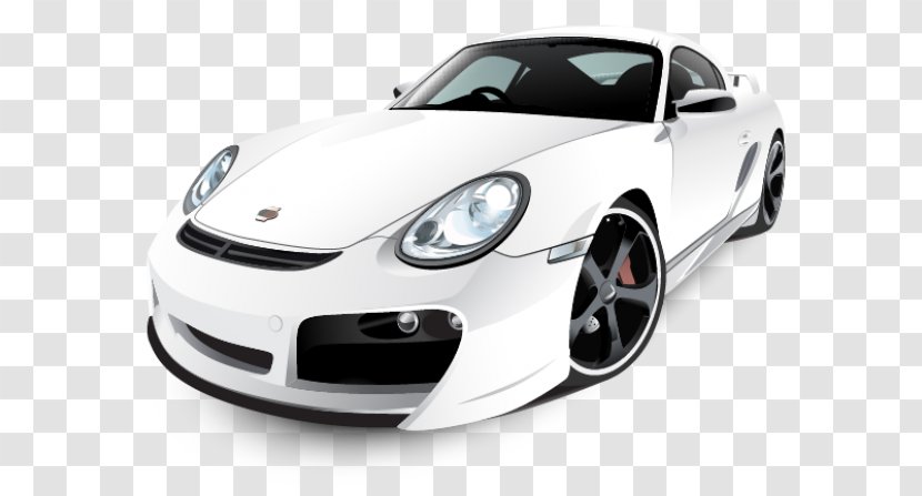 Sports Car Clip Art Jaguar - Wheel - Back Porsche Transparent PNG