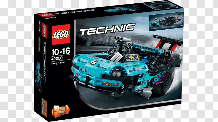LEGO Technic Drag Racer (42050) Toy Car - Vehicle Transparent PNG