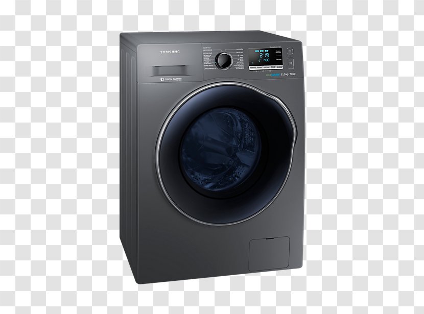 Washing Machines Samsung Clothes Dryer Home Appliance - Combo Washer Transparent PNG
