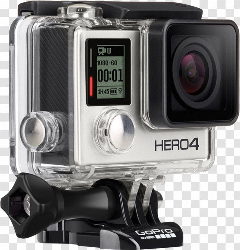 GoPro Action Camera 4K Resolution 1080p - Cameras Optics Transparent PNG