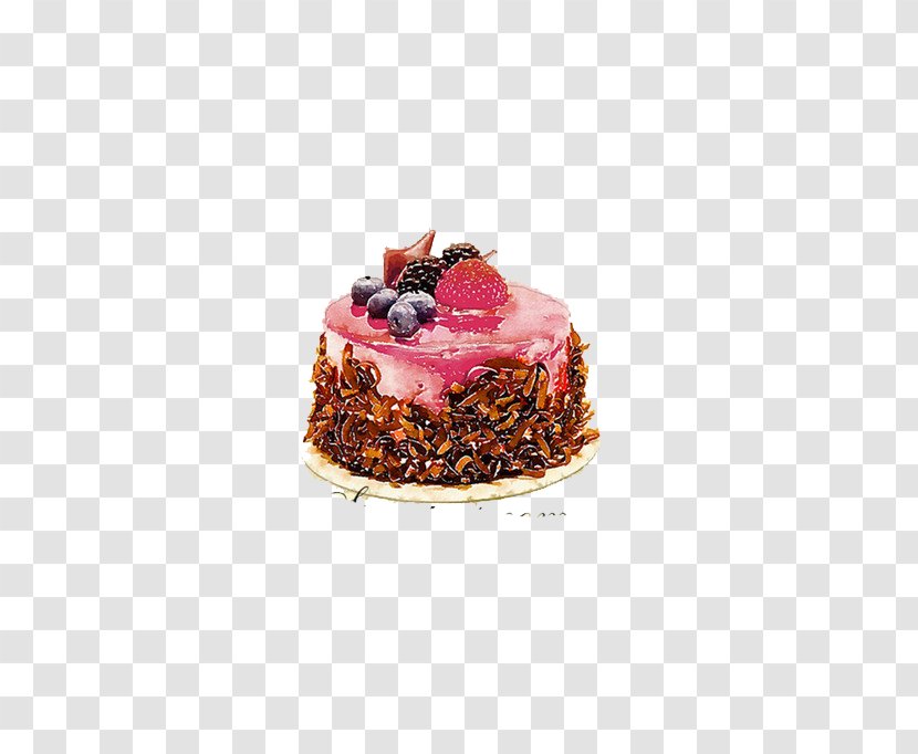 Juice Fruitcake Birthday Cake Wedding - Buttercream - Strawberry Transparent PNG