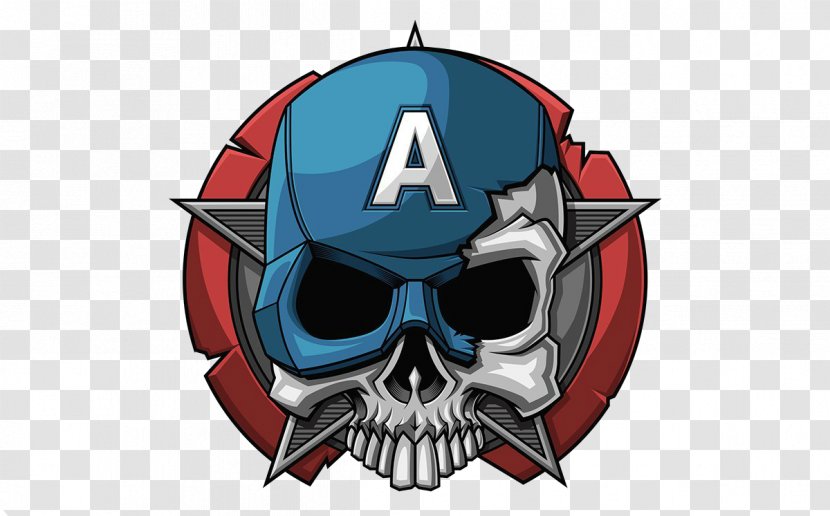 Captain America Red Skull Superhero Transparent PNG