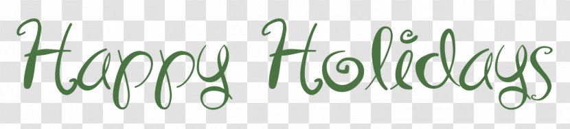 Holiday Christmas Logo - Calligraphy - Tet Transparent PNG