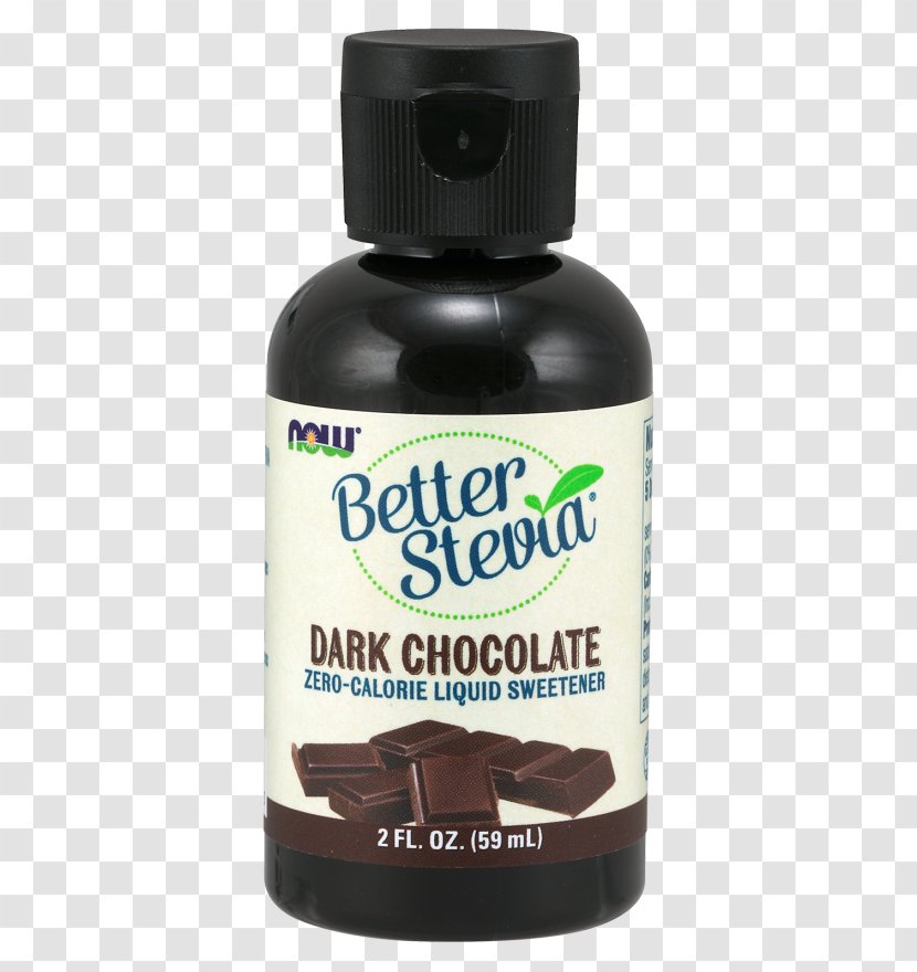 Stevia Dietary Supplement Organic Food Extract Sugar Substitute - Sucrose - Dark Chocolate Transparent PNG