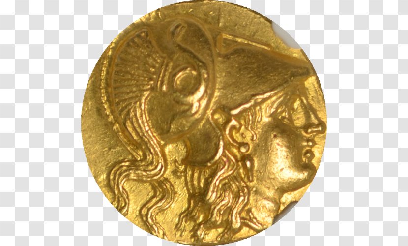 Coin Gold Medal Bronze 01504 - Brass Transparent PNG
