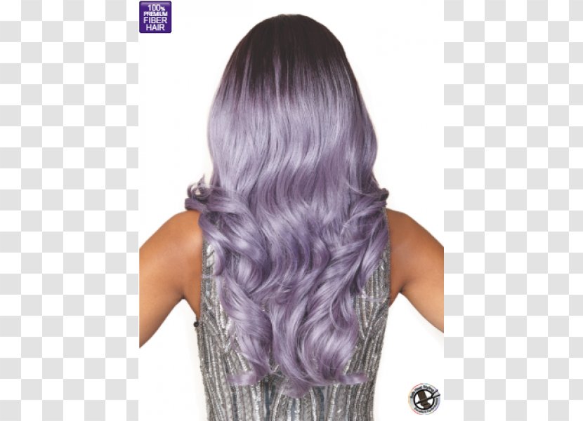 Lace Wig Brown Hair Coloring - Violet - Artificial Transparent PNG