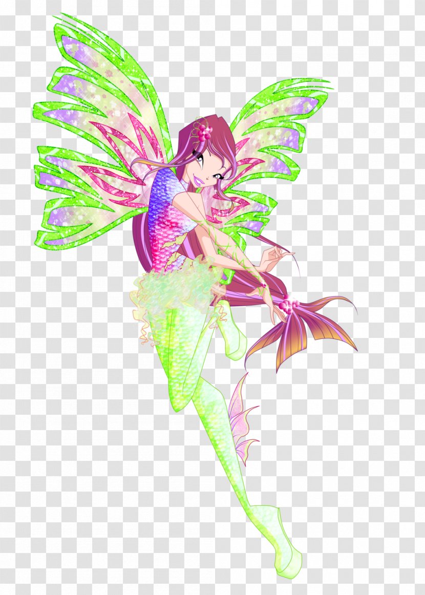 Roxy Flora Sirenix Fan Art - Winx Club 3d Magic Adventure Transparent PNG