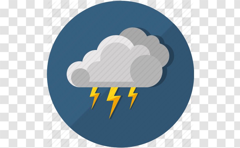 Thunderstorm Rain Cloud Meteorology - Icon Symbol Transparent PNG