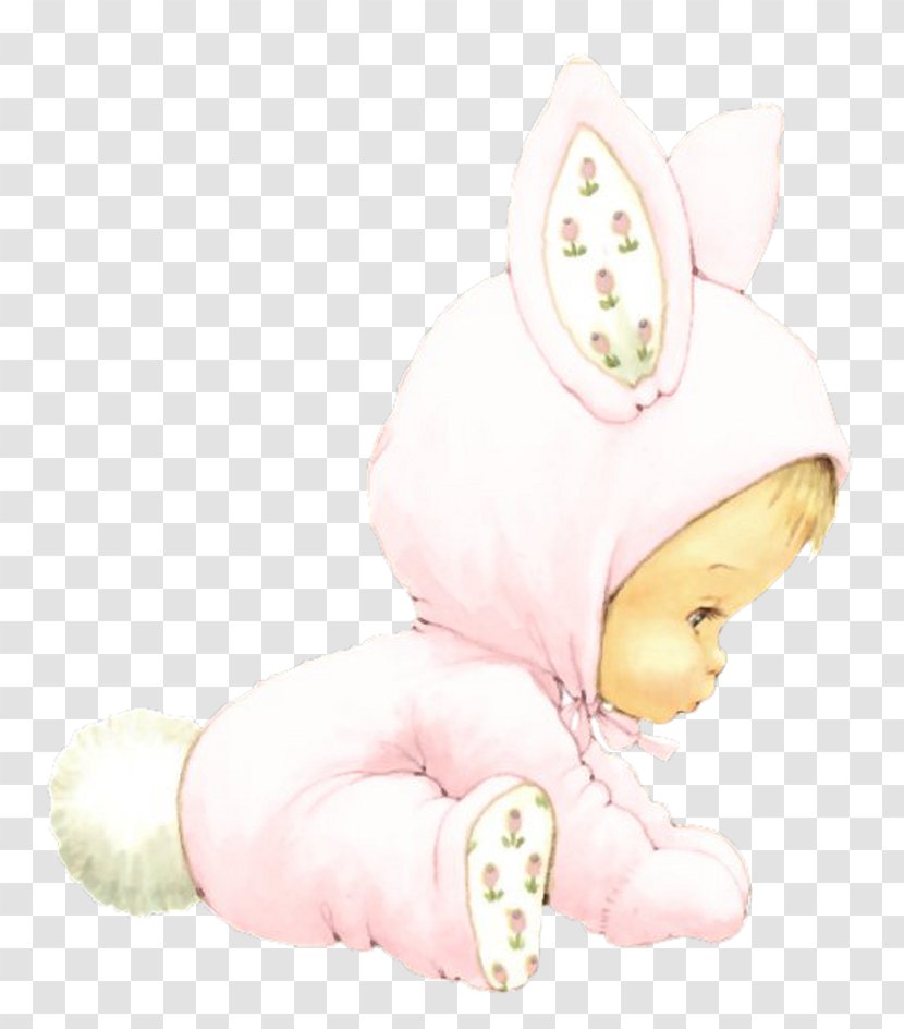 Drawing Child Easter - Com Transparent PNG