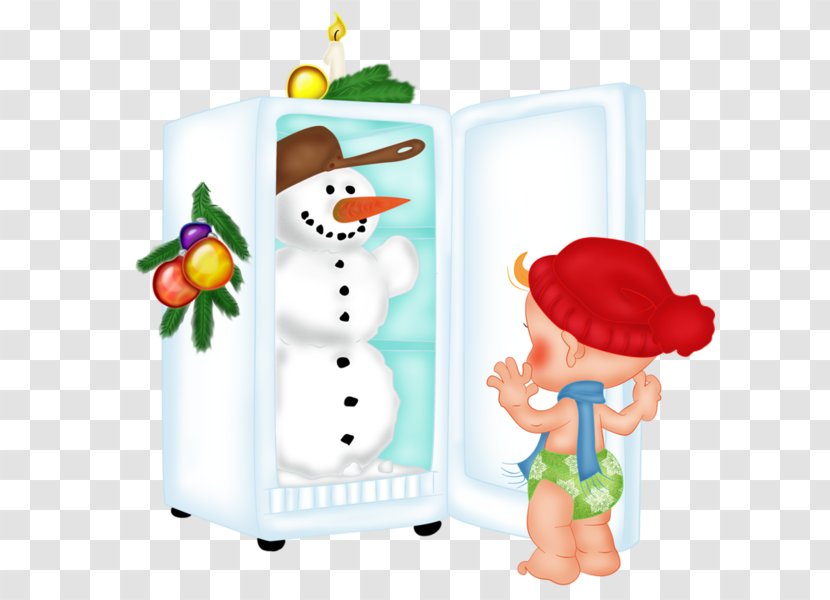 Snowman Christmas Clip Art - The In Refrigerator Transparent PNG