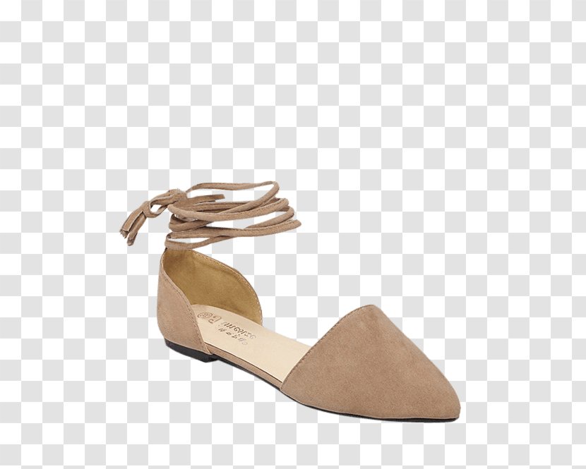 Shoelaces Ballet Flat Sandal Clothing - Watercolor Transparent PNG