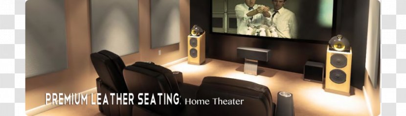 Home Theater Systems Living Room Cinema Interior Design Services - Loudspeaker - Movie Seats Transparent PNG