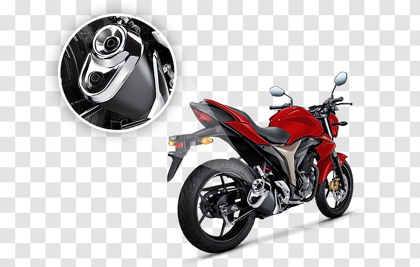 Suzuki Gixxer 150 SF Motorcycle Fairing - Exhaust System - Bike Transparent PNG