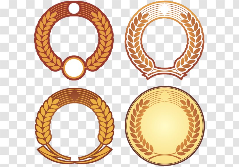 Circle Wheat - Badge - Ears Of Transparent PNG