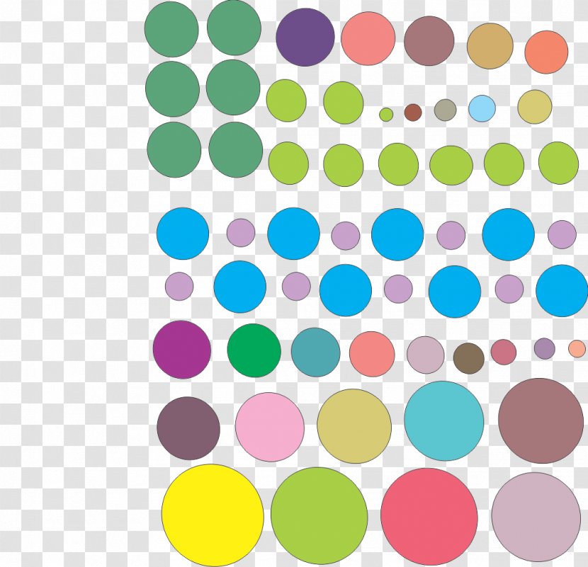 Polka Dot Circle Point Clip Art - Rectangle Transparent PNG