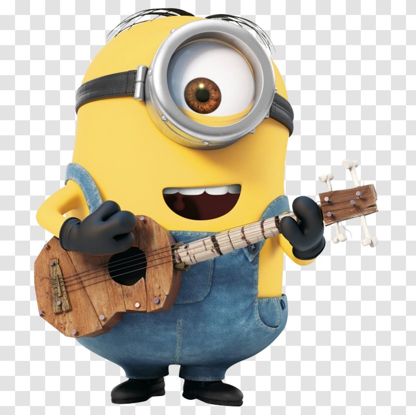 Stuart The Minion Bob Scarlett Overkill Wikia Despicable Me - 2 - With Guitar Transparent PNG