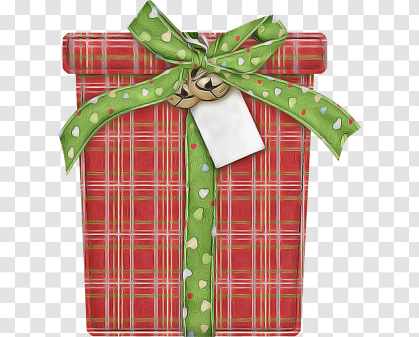 Green Present Ribbon Gift Wrapping Plaid Transparent PNG
