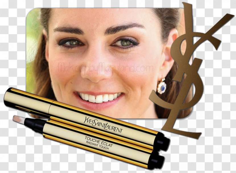 Catherine, Duchess Of Cambridge Eyebrow Yves Saint Laurent Touche Eclat Radiant Touch Cosmetics Make-up - Beauty - Kate Middleton Transparent PNG