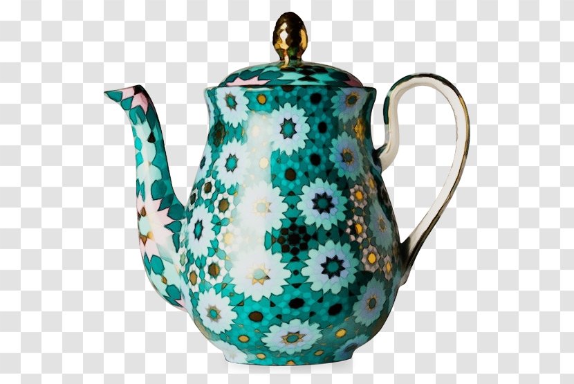 Teapot Kettle Earthenware Porcelain Pottery - Paint - Serveware Tableware Transparent PNG