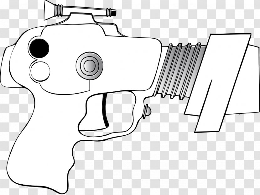 Firearm Raygun Nerf Clip Art - Flower - Raccoon Graphics Transparent PNG