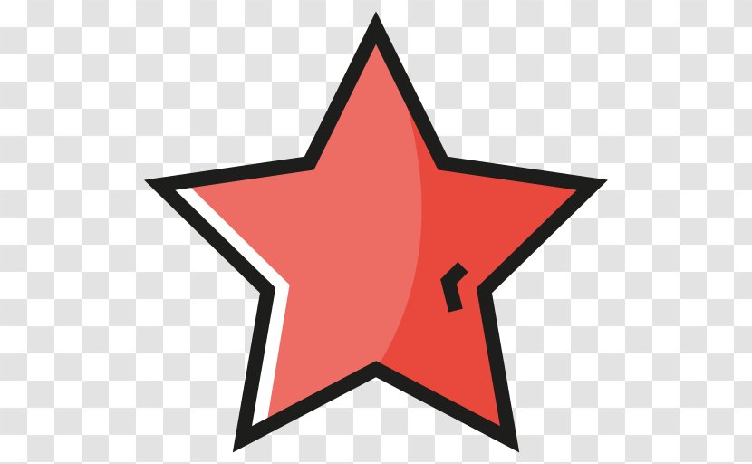 Red Star Point - Symbol - Thumbnail Transparent PNG