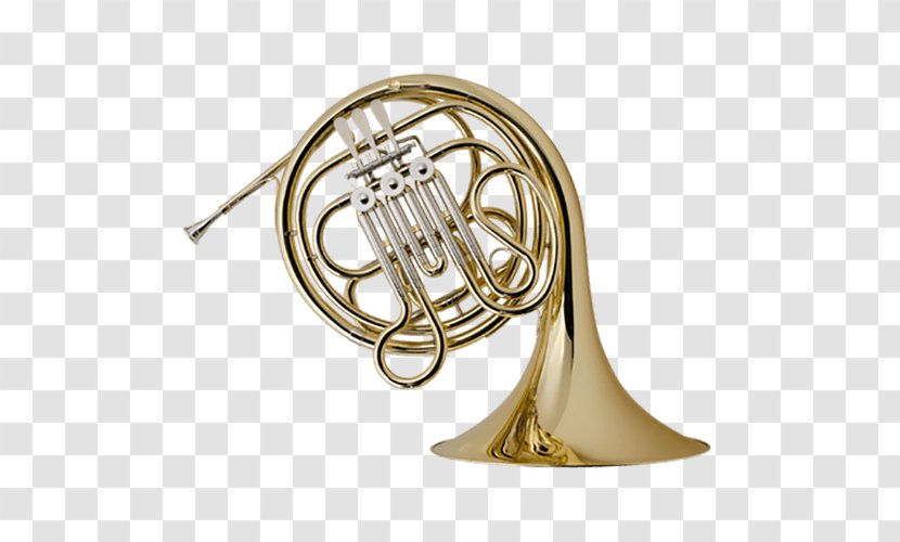 French Horn Trombone Musical Instrument Brass Orchestra - Tree - Golden Retro Trumpet Transparent PNG
