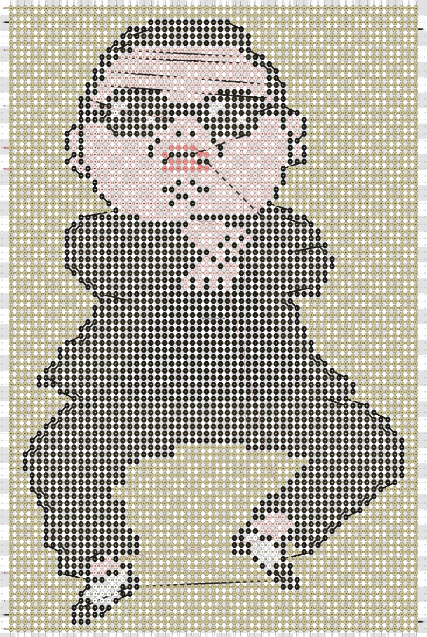 Cross-stitch Cartoon Pattern - Craft - Friendship Bracelets Transparent PNG