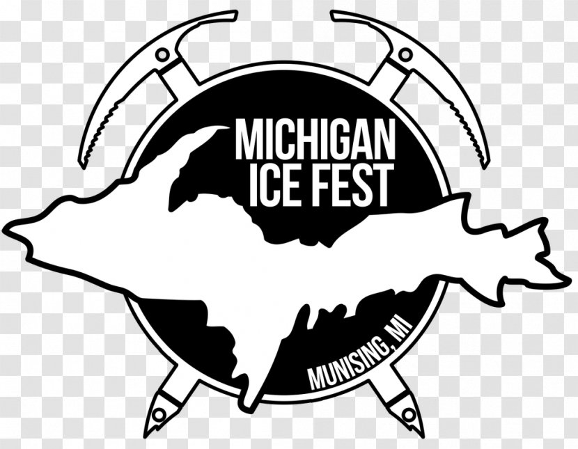 Michigan Ice Fest Munising Marquette Logo - 2019 - Learning To Climb Transparent PNG