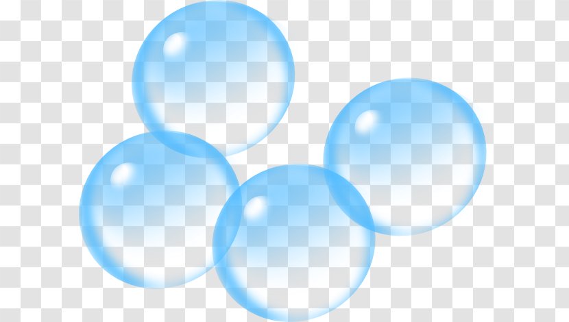 LinkedIn Clip Art - Sphere - Blue Bubbles Cliparts Transparent PNG
