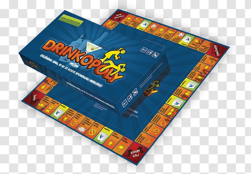 Drinkopoly Board Game Drinking Card - Playing Transparent PNG