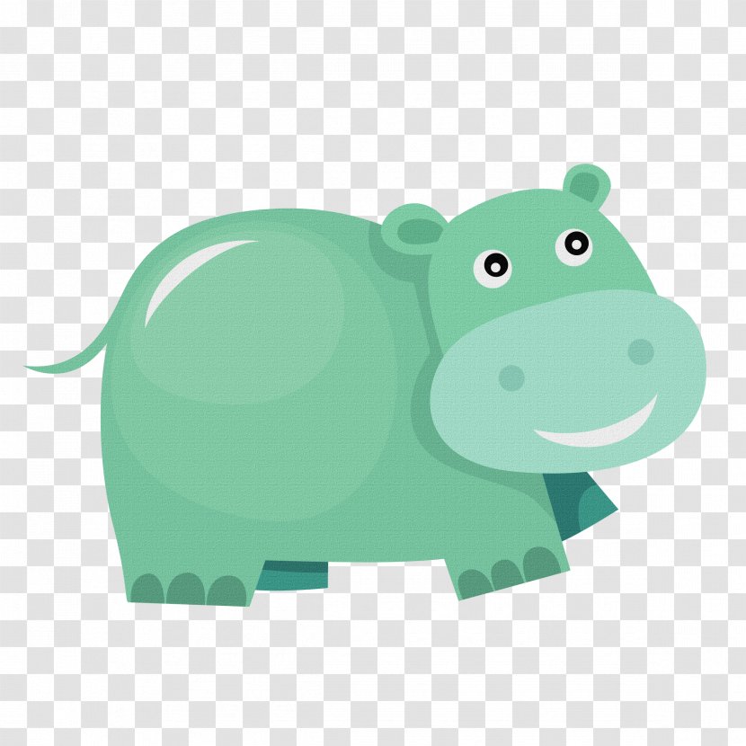 Hippopotamus Sticker Clip Art - Drawing - Hippo Transparent PNG