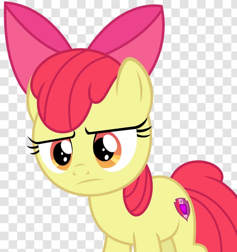 Pony Apple Bloom Applejack Cutie Mark Crusaders Horse - Cartoon Transparent PNG