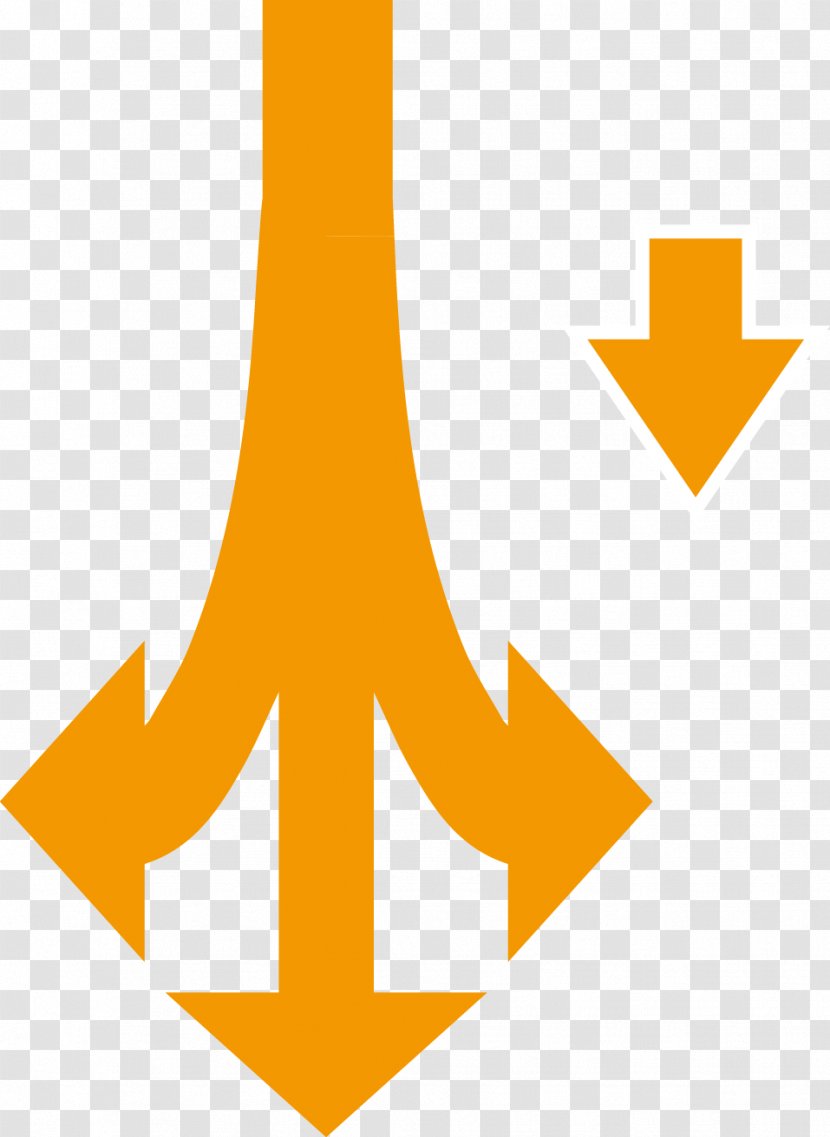 Euclidean Vector Arrow Adobe Illustrator - Area - Straight Down Transparent PNG