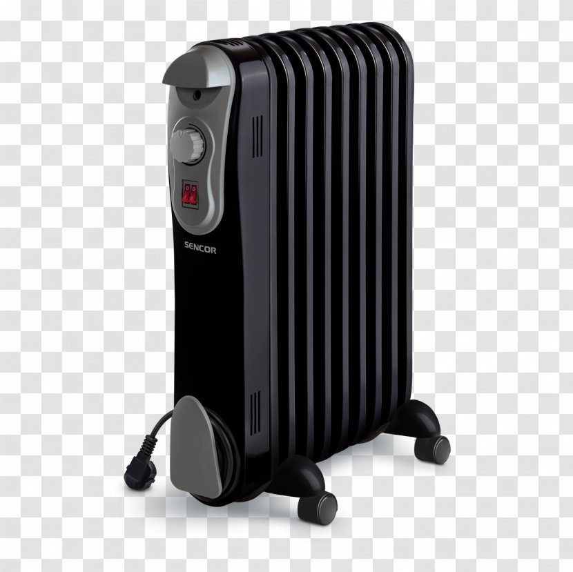 Heating Radiators Ardes Sencor SOH 3111BK Electric Heater Oil Central - Electricity - RADIATOR Transparent PNG