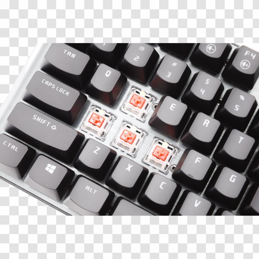 Computer Keyboard Space Bar Numeric Keypads Gaming Keypad SteelSeries Apex M750 Français Transparent PNG