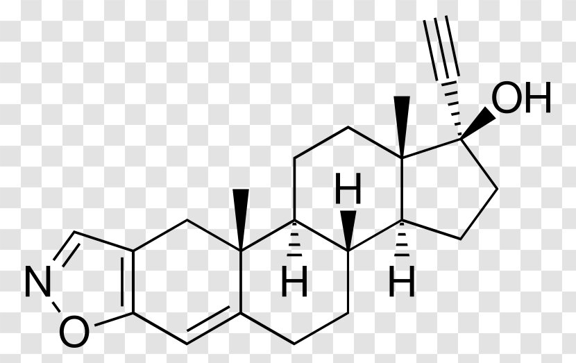 Danazol Ethisterone Anabolic Steroid Nandrolone Metandienone - Monochrome - Testosterone Transparent PNG