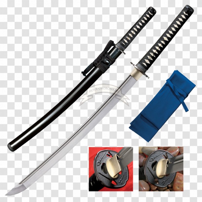 Katana Japanese Sword Mountings Cold Steel Transparent PNG