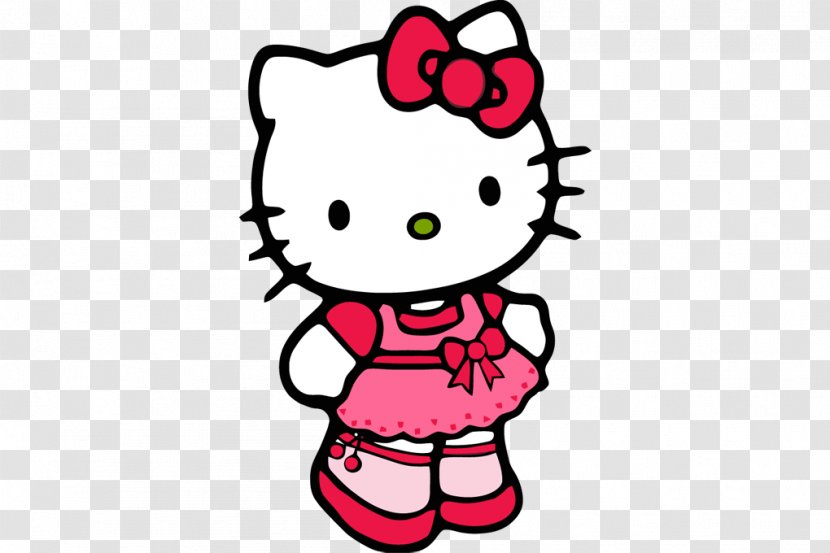 Hello Kitty Clip Art - Cartoon - Vector Transparent PNG