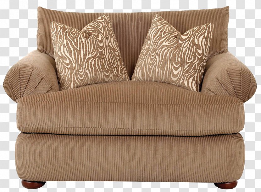 Furniture Icon - Loveseat - Transparent Beige Seat Clipart Transparent PNG