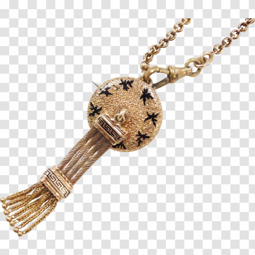 Necklace Charms & Pendants Gold Estate Jewelry Jewellery - Tassel Transparent PNG