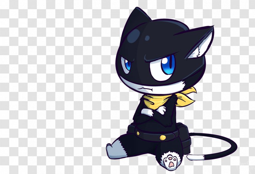 Cat Persona 5 Drawing Art Mammal - Small To Medium Sized Cats Transparent PNG