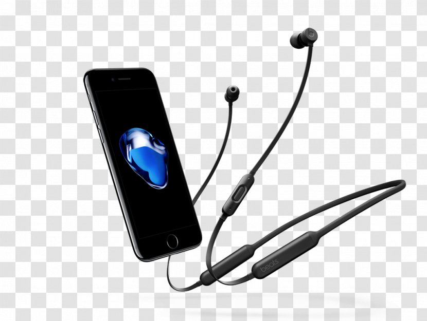 Headset Apple IPhone 7 Plus X Beats BeatsX Headphones - Electronics Accessory Transparent PNG