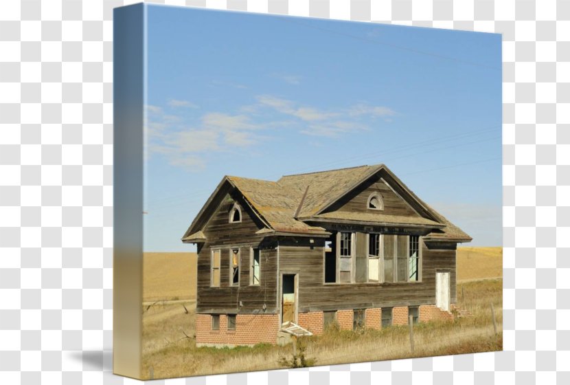 Farmhouse Roof Facade Property - Abandoned House Transparent PNG