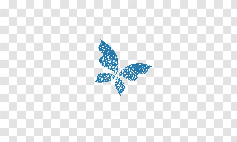 Butterfly Color Blue Wallpaper - Silhouette Transparent PNG