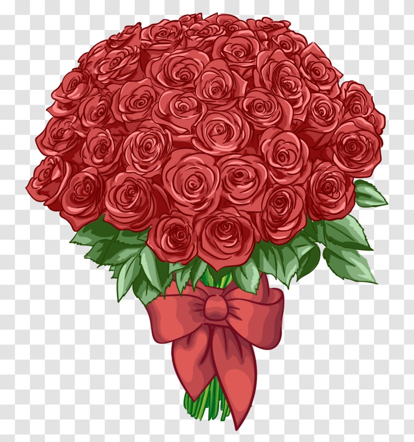 Flower Bouquet Rose Interflora Clip Art - Arena Flowers - Bunch Of Roses Transparent PNG